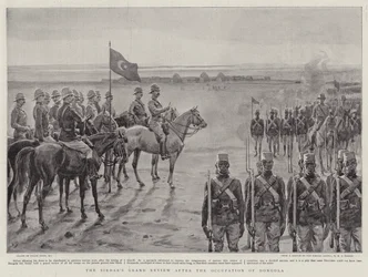 Die große Parade des Sirdars nach der Besetzung von Dongola